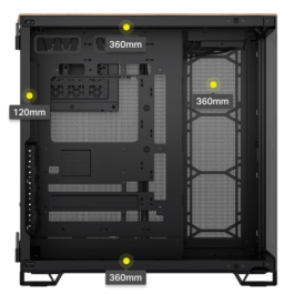 Corsair CC-9011282-WW Carcasa PC Midi Tower Gaming con Ventana Lateral, Vidrio Templado e Iluminación Multicolor Negro y Nuez