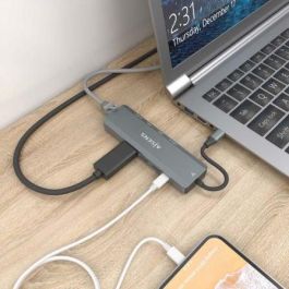 AISENS - USB-C DOCK 5 EN 1, USB-C A 1xHDMI, 1xRJ45, 2xUSB, 1xPD, GRIS, 15CM AISENS - USB-C DOCK 5 EN 1, USB-C A 1xHDMI, 1xRJ45, 2xUSB, 1xPD, GRIS, 15CM