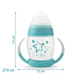 KioKids Taza de Aprendizaje Step 1 Estrellas Soft Nordic Azul +6 Meses