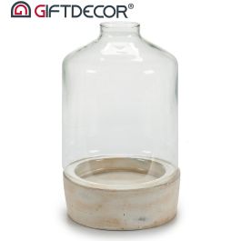 Invernadero Cristal Base Piedra Gr Giftdecor 18X29CM (4 Unidades) Invernadero Cristal Base Piedra Gr Giftdecor 18X29CM (4 Unidades)