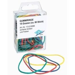 WEDO 113 010099 Gomas Elásticas Surtidas en Colores y Tamaños, Caja con 80 Piezas, Multicolor Precio: 12.50000059. SKU: B13BSZ8MHM