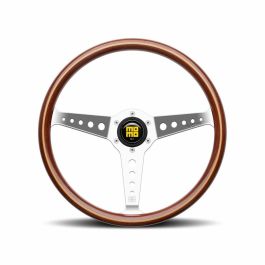 Momo MOMVCALIFWOOD36 Volante deportivo para coche, modelo California clásico con acabado de madera, 360 mm de diámetro