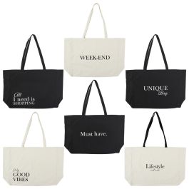 Bolsa Tote Bag Textos The Concept Factory 73x43 cm