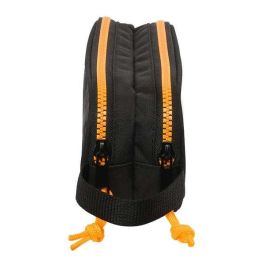 Portatodo Doble Naruto Negro Naranja 21 x 8 x 6 cm Portatodo Doble Naruto Negro Naranja 21 x 8 x 6 cm