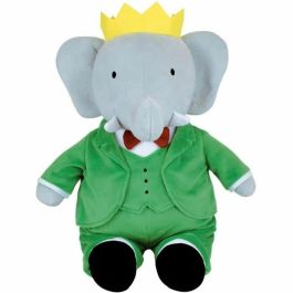 Jemini AAAAH92223 Peluche Elefante Babar de 40 cm, un juguete suave para niños, ideal para fomentar la imaginación y decorar la habitación.
