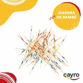 Cayro Mikado de Madera Grande, Juego de Palillos de Habilidad Clásico - Ideal para 2 Jugadores, a Partir de 6 Años