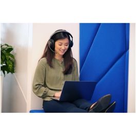 Kensington H3000 PROVC Auriculares Diadema Inalámbricos Bluetooth 5.2 USB-C para Juego, Negro