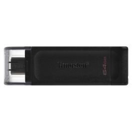KINGSTON DT70/64GB Pendrive USB-C 64GB 3.2 Gen 1 Negro