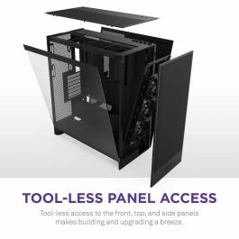 Caja Semitorre ATX NZXT H7 Flow Midi Negro