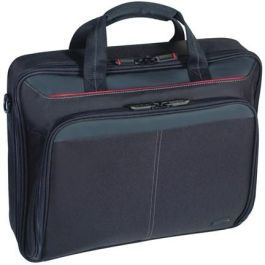Targus Maletín Clamshell para Portátil 16 Pulgadas, Funda de Transporte Acolchada, Poliéster Negro con Correa de Hombro