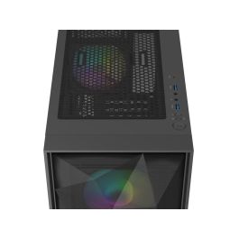 Genesis Diaxid 605 Caja Gaming Midi Tower, ATX/Micro-ATX/Mini-ITX, Cristal Templado, 4 Ventiladores ARGB, USB 3.0/3.1 Tipo-C