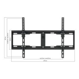 One For All WM4621 Soporte de Pared Inclinable para TV 32-84" (81-213 cm) - Carga 100 kg - VESA 100x100 a 600x400 - Compatible TV Curva