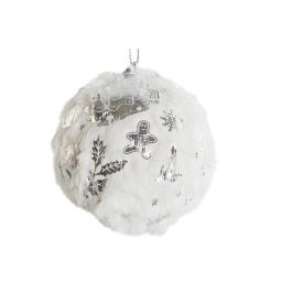 Decoracion Colgante Navidad Moderna DKD Home Decor Blanco 8 x 8 x 8 cm (12 Unidades) Decoracion Colgante Navidad Moderna DKD Home Decor Blanco 8 x 8 x 8 cm (12 Unidades)