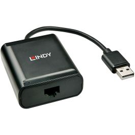 Lindy Extensor USB 2.0 Cat.6 4 Puertos para Periféricos, hasta 60m, con Cable Red Cat.5e/6 y Alimentación