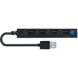 Conceptronic Hub USB 2.0 4 Puertos 480 Mbit/s Negro