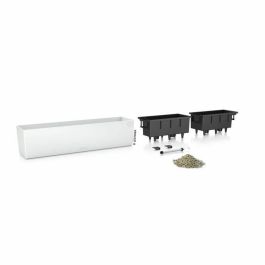 Lechuza LEC4008789156808 Jardinera Balconera Color 80 Kit Completo Blanco 12 Litros