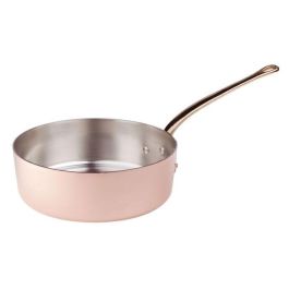 AGNELLI - ALCU107F20 - Cacerola baja de cobre liso - Diámetro 20 cm Ø - Altura 8 cm - Grosor 2mm - Precio: 122.79000019. SKU: B138TWNC2J