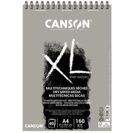 Bloc De Dibujo Canson Xl Sand Con Espiral Liso Color Gris A3 160G 40H 5 unidades Precio: 70.89000048. SKU: B1F7XE8QLG