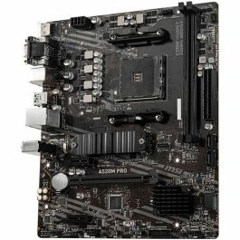 Msi Placa Base AM4 A520M Pro, Socket AM4, Chipset AMD A520, Formato Micro ATX
