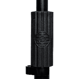 SBG Soporte de Micrófono Recto de Suelo con Base Redonda 30cm | Altura Ajustable 889-1625mm | Acero Negro