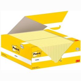 Post-It Bloc Notas 654 Amarillo Canario 100 Hojas 76x76 mm Paquete 24 Unidades + 12 Gratis Precio: 34.50000037. SKU: S8415780