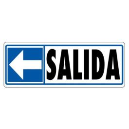 Señal "Salida (Izquierda)" 175X65 Pvc Gris Archivo 2000 6177-05 GS Precio: 6.95000042. SKU: B12KQA53ER