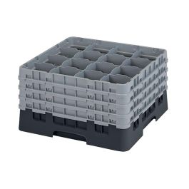 CAMBRO - 16S900-110 - Cesta de lavado 16 comp. 4 alturas - 10,9 cm Ø máx. - alt. máx. 24,1 cm - 50 x 50 x 26,7 cm - Negro Precio: 92.69000026. SKU: B1BNRJM6Z8