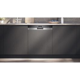 SIEMENS SN55ES11CE iQ500 lavavajillas integrable - 14 cubiertos - Inducción - L60cm - 42dB - Clase B - Metálico SIEMENS SN55ES11CE iQ500 lavavajillas integrable - 14 cubiertos - Inducción - L60cm - 42dB - Clase B - Metálico