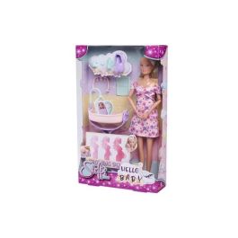 Smoby - Steffi Love - Futura Mamá - Muñeca maniquí embarazada (29cm) - Accesorios bebé - Botón para agrandar su barriga Precio: 48.145900701799995. SKU: B12SA2XBKJ