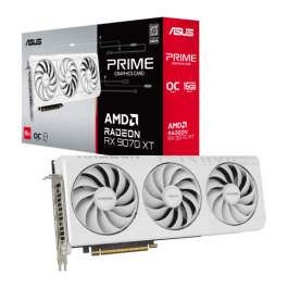Asus 90YV0L75-M0NA00 AMD Radeon RX 9070 XT 16 GB GDDR6 Tarjeta Gráfica Blanca