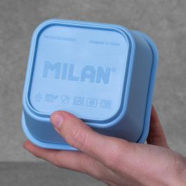 Recipiente para alimentos cuadrado 0,33 l serie 1918, azul claro milan Recipiente para alimentos cuadrado 0,33 l serie 1918, azul claro milan