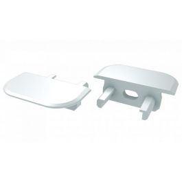 Tapón Final Perfíl Tipo Z - Plástico Blanco-Con Agujero Precio: 0.49999983. SKU: 15096782258563