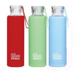 Botella Reutilizable 550 Ml. Silicona Verde Precio: 9.89000034. SKU: B1DJR592E7
