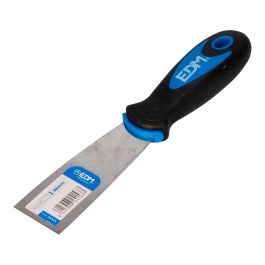Edm Espátula Profesional 38mm Mango Caucho y Acero Inoxidable - Negro/Azul Precio: 1.79000019. SKU: S7906622