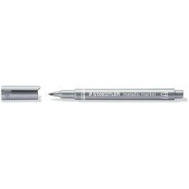 STAEDTLER Rotulador metálico plateado Punta redonda, trazo 1-2 mm, fácil lavado, 1 unidad Precio: 13.50000025. SKU: B1J8K9JAQY