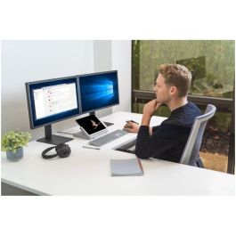 Kensington Ratón Inalámbrico SureTrack Dual USB 2.4 GHz y Bluetooth, para Cristal, Diseño Ambidiestro, Negro