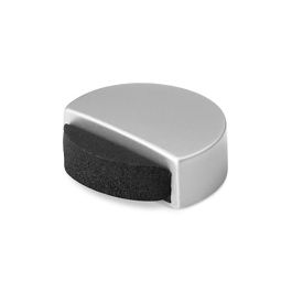 Inofix Tope adhesivo silencioso cromo mate para puertas de interior, PVC + espuma amortiguadora Precio: 3.50000002. SKU: S7905120