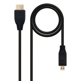 Nanocable Cable Micro HDMI Tipo D a HDMI Alta Velocidad 1.8m - 10.15.3502 - Soporta 4K, 3D, Ethernet, Oro, OFC Precio: 8.49999953. SKU: S0225260