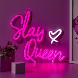 The Concept Factory Neón Led Usb Slay Queen Colección Neon Plástico