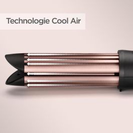 Babyliss C112E Rizador de Pelo Curl Styler Luxe con Cilindro Ranurado, Placas de Cerámica, Tecnología de Aire Fresco, Gran Diámetro