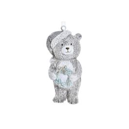 DKD Home Decor Set de 12 Decoraciones Colgantes de Navidad Modernas, de Resina Color Gris con Forma de Oso, Surtidas, 3x4x7 cm DKD Home Decor Set de 12 Decoraciones Colgantes de Navidad Modernas, de Resina Color Gris con Forma de Oso, Surtidas, 3x4x7 cm