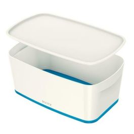 Caja de Almacenamiento Leitz MyBox WOW Con Tapa Azul Pequeño Blanco ABS 31,8 x 12,8 x 19,1 cm Precio: 18.79000046. SKU: S8411646