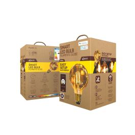 muvit iO bombilla inteligente Filamentos Globo pequeña E27/ 5W/470lm Ambar D80 H120 (Tasa RAEE incl)