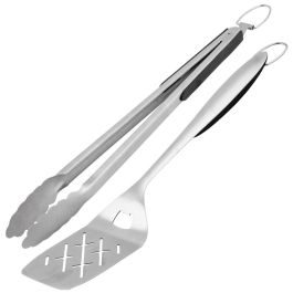 Dangrill Set Espátula y Pinzas BBQ Acero Inoxidable con Abridor, Medidas 45.3x9 cm y 40.5x3.3 cm Precio: 14.49999991. SKU: B1BQQZDWTR