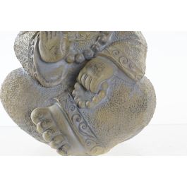 DKD Home Decor Figura de Monje Oriental de Resina Gris Claro, 13cm Largo, 20cm Alto, 15cm Ancho (Pack 2 Unidades) DKD Home Decor Figura de Monje Oriental de Resina Gris Claro, 13cm Largo, 20cm Alto, 15cm Ancho (Pack 2 Unidades)