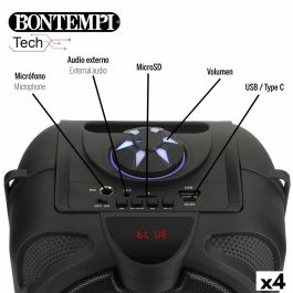Altavoz con Micrófono Karaoke Bontempi 4 Unidades Altavoz con Micrófono Karaoke Bontempi 4 Unidades