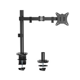 Ewent EW1510 Soporte de Monitor de Escritorio 27" (68,6 cm) Negro Ajustable, VESA 75x75/100x100, hasta 8 kg