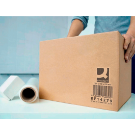 Q-connect Caja embalar americana carton reciclado canal simple 5 mm color kraft 250x150x100 mm