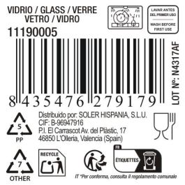 Vaso Lavere 365 cc - La Mediterranea (48 Unidades) Vaso Lavere 365 cc - La Mediterranea (48 Unidades)