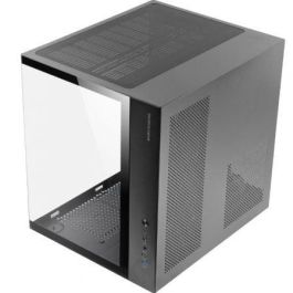 Mars Gaming MCV-ONE Caja Semitorre Gaming ATX con Doble Cristal Templado, Ventilador FRGB y Doble Cámara